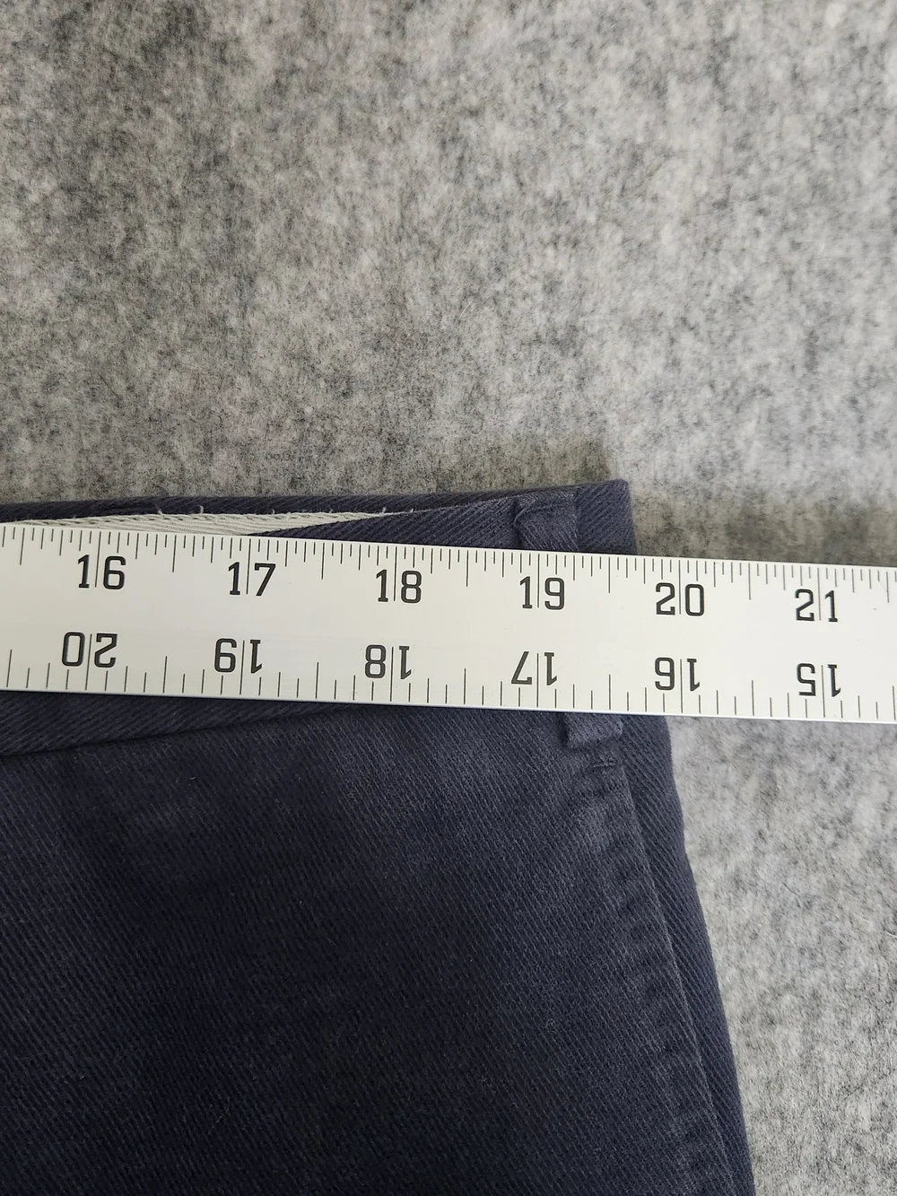 Men's Navy Linen Blend Dress Pants